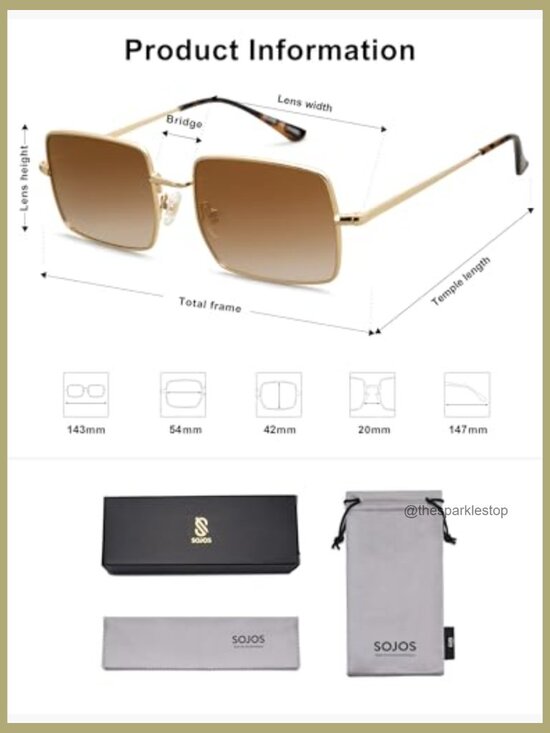 Polarized Sunglasses with Metal Frame, UV400 Protection, Unisex main image 7